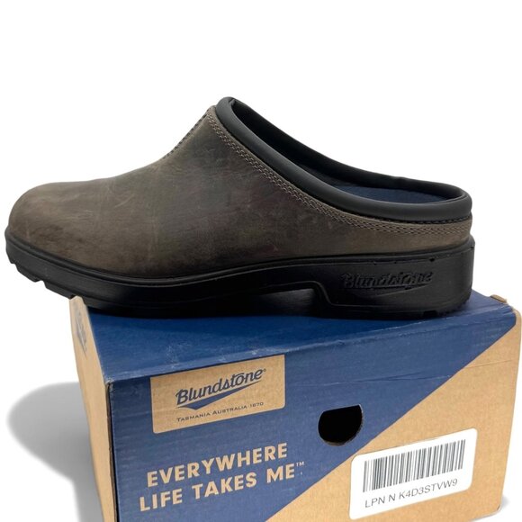 Blundstone Originals 2422 Leather Clogs Clay 6 AU/ UK 7 Men 9 Women Slip-On Mule - Picture 1 of 11